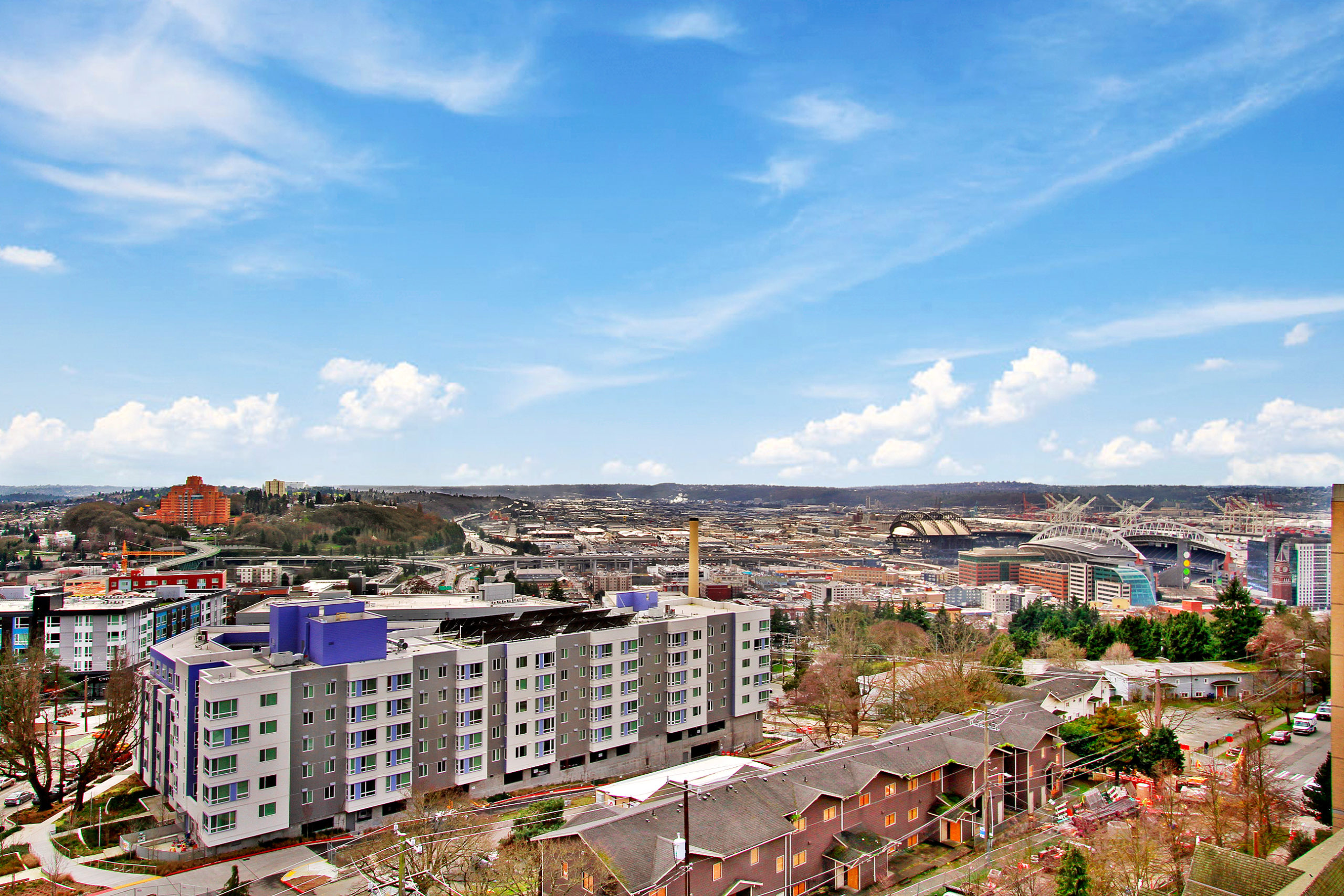 Cityscape looking south